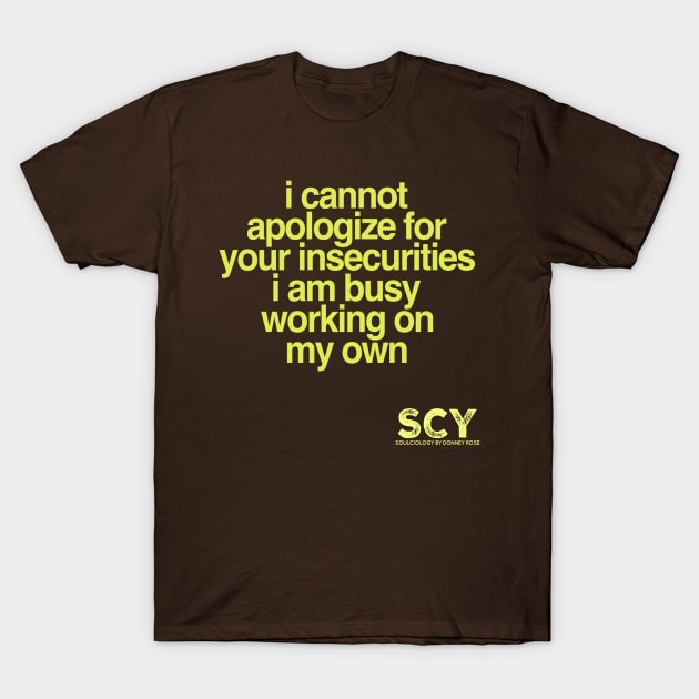 Security Detail Insecurity T Shirt TeePublic